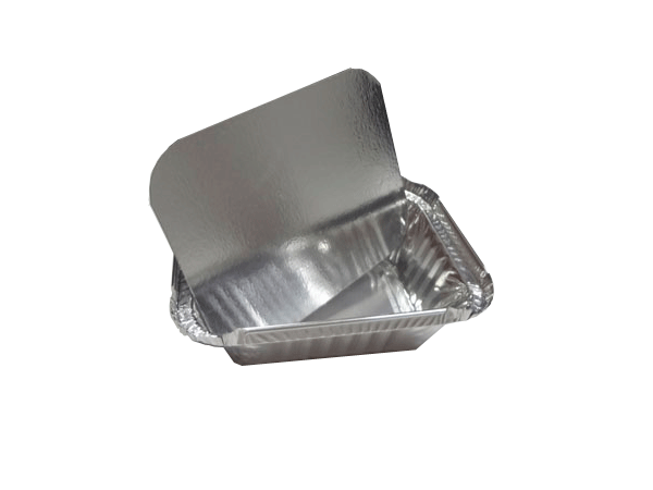 Bandeja / Envase De Aluminio C-50 C/tapa Domo (5 Unidades)
